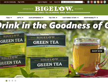 Tablet Screenshot of bigelowtea.com